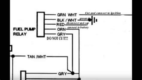 Fuel Pump Relay Wiring Diagram Gm Truck