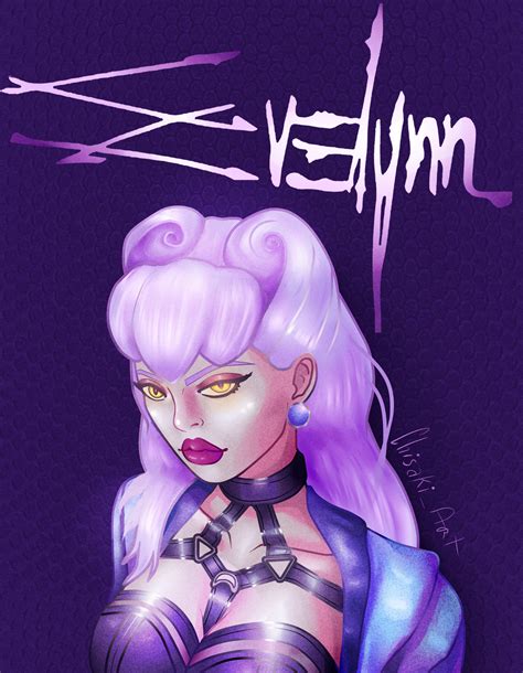 I made a KDA All Out Evelynn fan art, hope u like it! Tw:chisaki_art ...