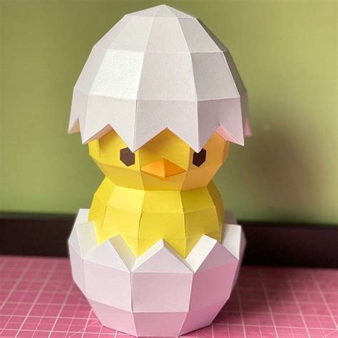 3d Origami Chick Art 🐔 Art R3dmodeling