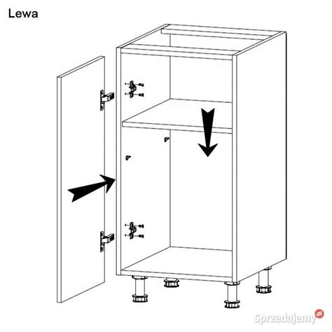 Szafka Dolna Aspen D L Lewa Bia Y Po Ysk Ga A Meble Pi A Sprzedajemy Pl