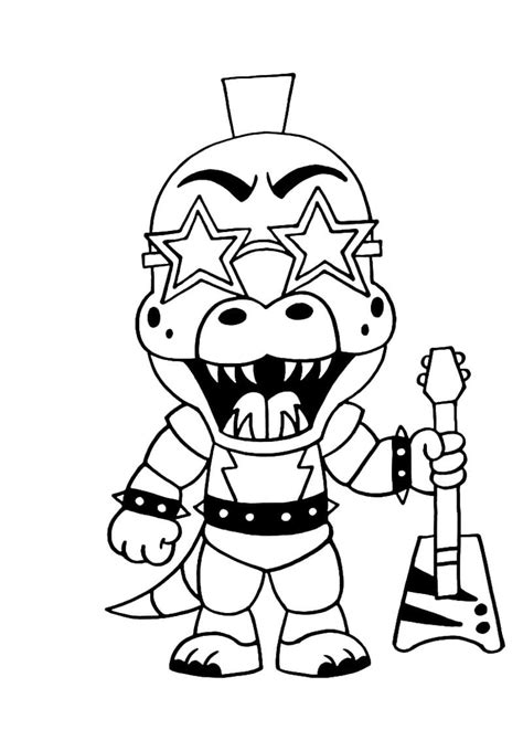 Monty Gator Coloring Page Coloring Pages