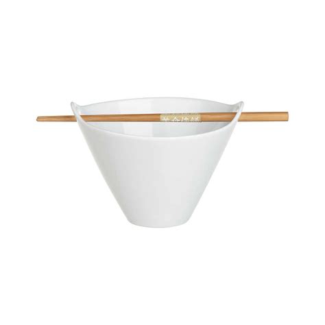 65 Kai Noodle Bowl With Chopsticks Reviews Crate And Barrel