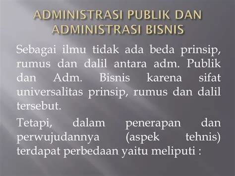 Perbedaan Administrasi Publik Dan Administrasi Bisnis Perumperindo Co Id