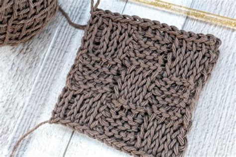 Tunisian Crochet Basket Weave Stitch Tutorial Heart Hook Home