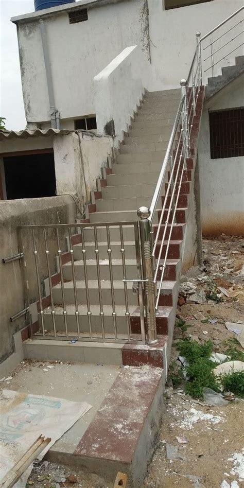 Stainless Steel Staircase Railing At Rs Running Feet