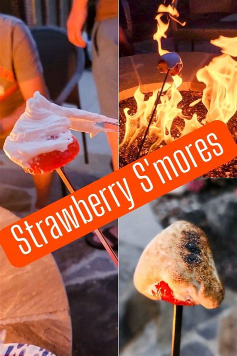 Strawberry S'mores - Two Ingredients - Mom's Dinner