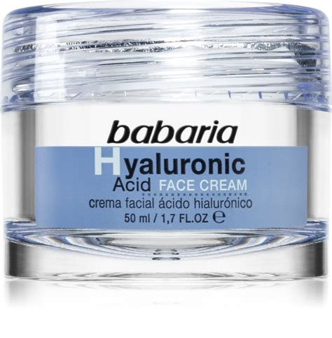 Babaria Hyaluronic Acid Moisturizing Cream For Face Notino Co Uk