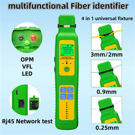 AUA C507 C505 507 505 Multifunctional Optical Fiber Identifier Built In