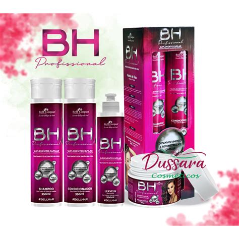 Kit Capilar BH PROFISSIONAL c 4 Itens Bell Corpus Fórmula Exclusiva