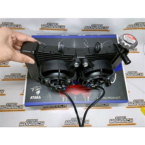 Ataka Racing Big Radiator Assy Curve For Sniper Vva Shopee