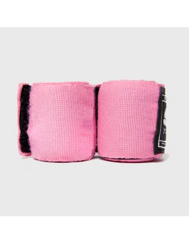 Venda De Boxeo Semi Elastica M Rosa