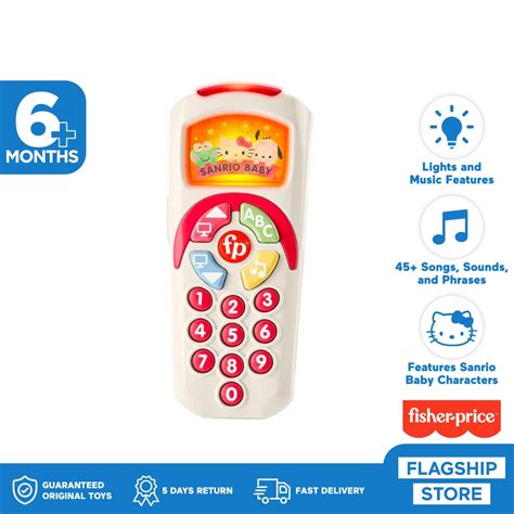 Jual Fisher Price Sanrio Baby Fun And Learning Remote Mainan Edukasi