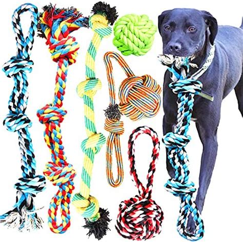 Youngever 6er Pack Hundeseilspielzeug Set für Welpe Hunde Welpen