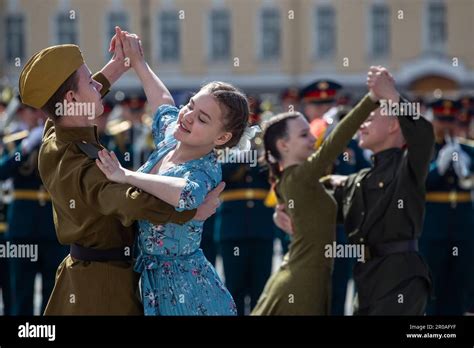 St Petersburgo Rusia Th De Mayo De Los Bailarines Act An