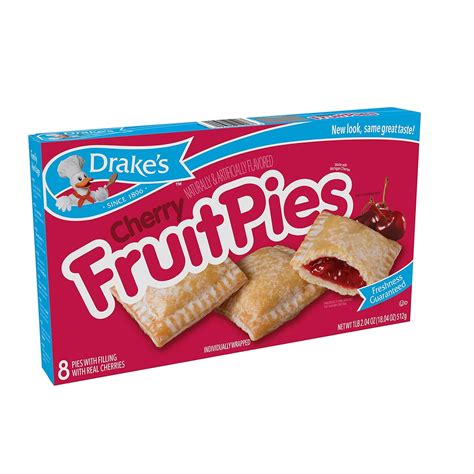 Amazon Drake S By Hostess 8 Ct Cherry Fruit Pies 16 Oz Pack Of 6