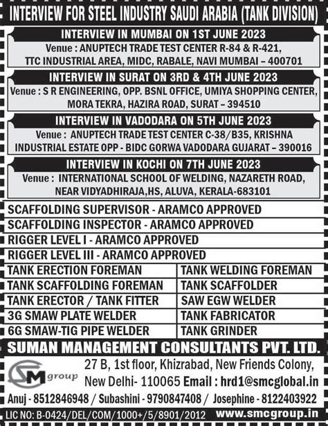 WALK IN INTERVIEW AT MUMBAI FOR SAUDI ARABIA Gulfwalkin Xyz