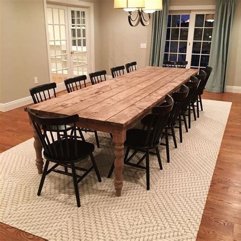 Extra Large Farmhouse Table Custom Wood Table Rustic Farmhouse Table