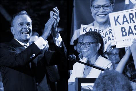 Daily Brief Karen Bass And Rick Caruso Advance In Race For L A Mayor