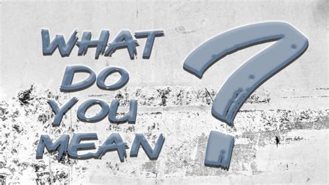 What Do You Mean? – The Journey At First Baptist