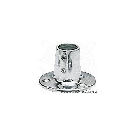 Platine Ronde P Balcon AISI316 90 25 Mm OMAX MARINE