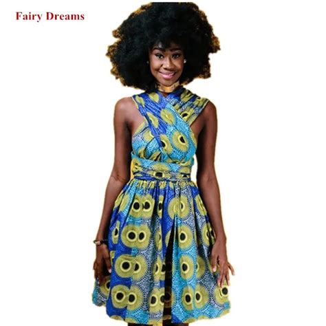 African Dresses For Women Ankara Sexy Party Dress African Tradition ...