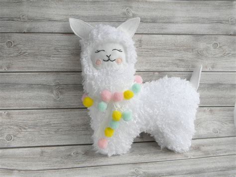 Llama Plush Toy Stuffed Llama Toy Alpaca Toy Boho Baby Toy | Etsy