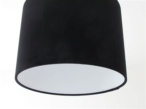 Black Velvet Drum Lampshade Etsy