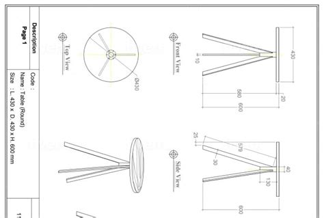 Aminronzak I Will Design Furniture With Engineering Drawing Using Autocad For 10 On