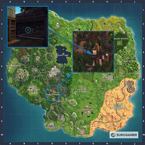 Fortnite Schatzkarte Shifty Shafts Woche 9 Stern Eurogamer De