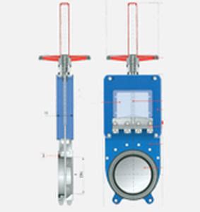 Manual Valve Knife Gate Shut Off Flange Ritm Industry