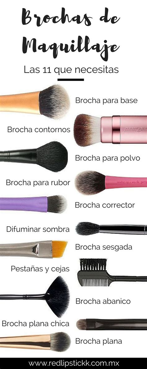 Brochas De Maquillaje Que Necesitas En Tu Vida Pinceles Maquillaje