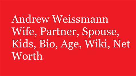 Andrew Weissmann Wife, Partner, Spouse, Kids, Bio, Age, Wiki, Net Worth