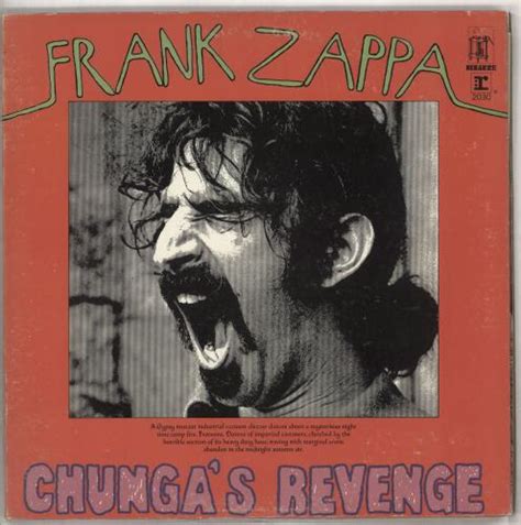 Frank Zappa Chunga S Revenge Tan Label US Vinyl LP Album LP Record