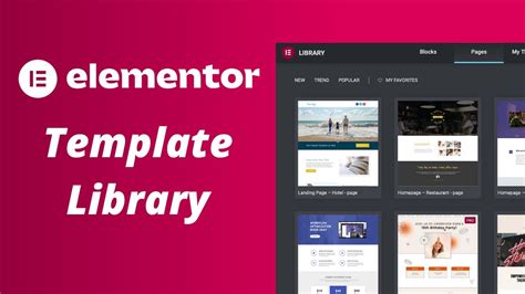 Elementor Template Library For Beginners Blocks Templates For Your