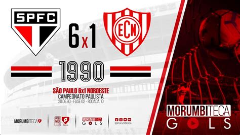 São Paulo 6x1 Noroeste Paulista Fase 02 Rodada 10 19 06 90