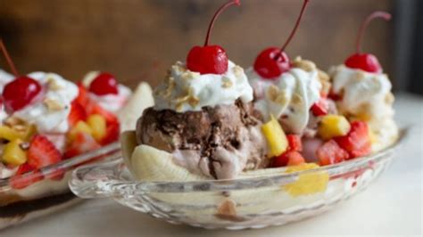 Banana Split Con Helado La Receta Original