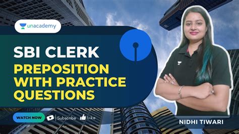 Preposition With Practice Questions For SBI Clerk BANK Nidhi Tiwari