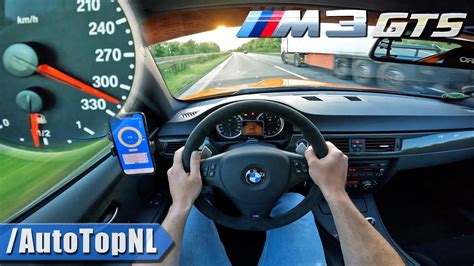 Bmw M3 Gts E92 325kmh On Autobahn By Autotopnl Youtube