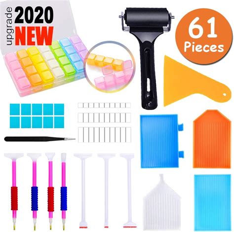 61 Pieces 5d Diamond Painting Tools Accessories Kits Included Diamond Painting