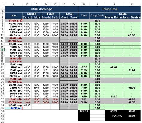 Planilha De Horas Trabalhadas Planilhas Excel Grátis Para Download