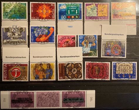 Lot ET Vollstempel Schweiz Ab 1980 1982 SBK 48 Fr Kaufen Auf Ricardo