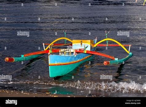 Traditional Indonesian Fishing Boat Sulawesi Indonesia Stock Photo Alamy