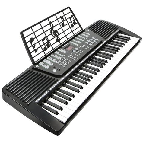 Hamzer 61 Key Electronic Music Piano Keyboard Black Portable Keyboards