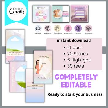 Therapy Canva Templates For Instagram Elevate Your FEED By Miss E S