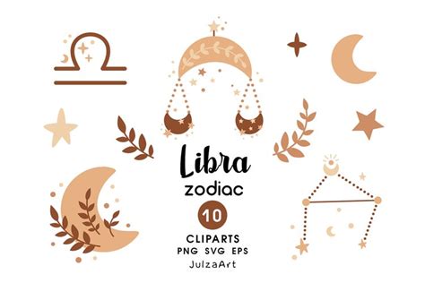 Libra Zodiac Clipart Libra Svg Star Zodiac Sign Png