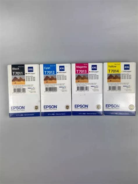 GENUINE EPSON INK Multipack T7011 T7012 T7013 T7014 XXL INC