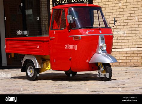 A Beautiful Shot Of A Piaggio Ape Pick Up Truck Stock Photo Alamy