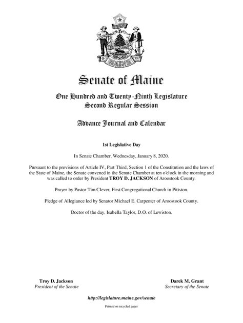 Fillable Online Legislature Maine NRS CHAPTER 218D LEGISLATIVE