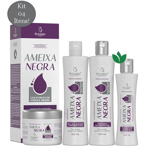 Kit Capilar Profissional Ameixa Negra Itens Bio Instinto Shopee Brasil