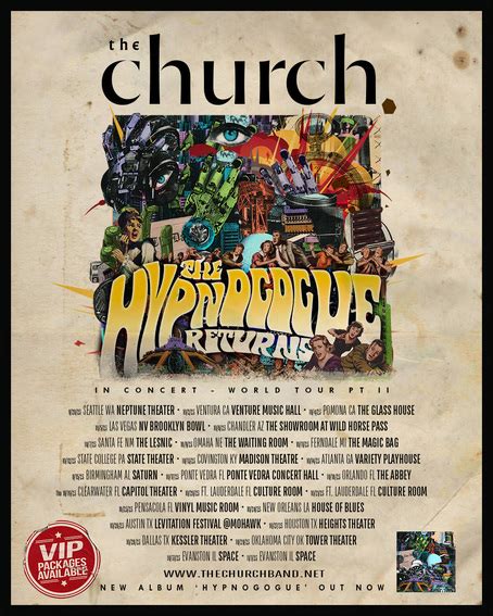 The Church Clearwater Tickets, Bilheimer Capitol Theatre, 19 Oct 2023 – Songkick